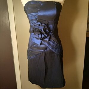 Woman's Navy Blue Cocktail Party Evening Dress M